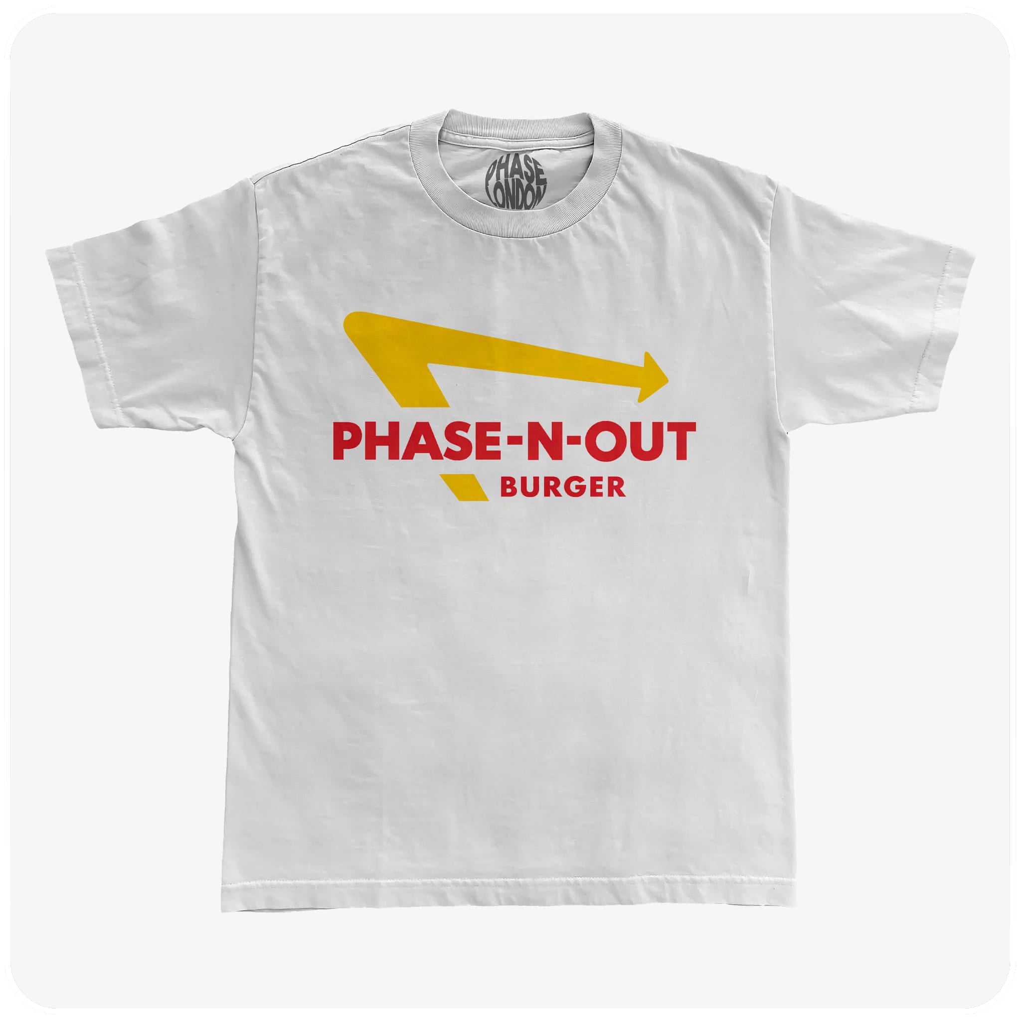 BURGER TEE - WHITE
