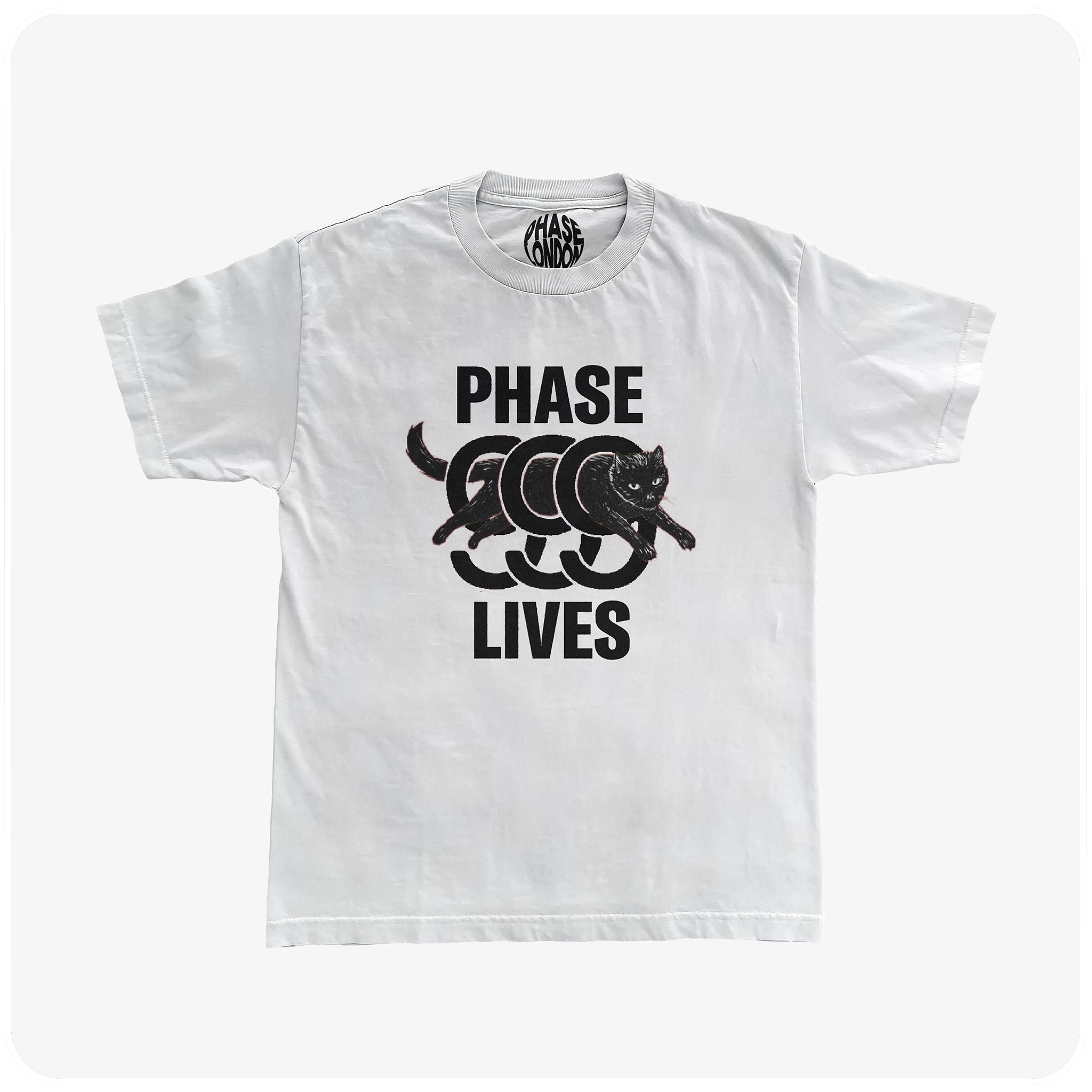 CAT TEE - WHITE
