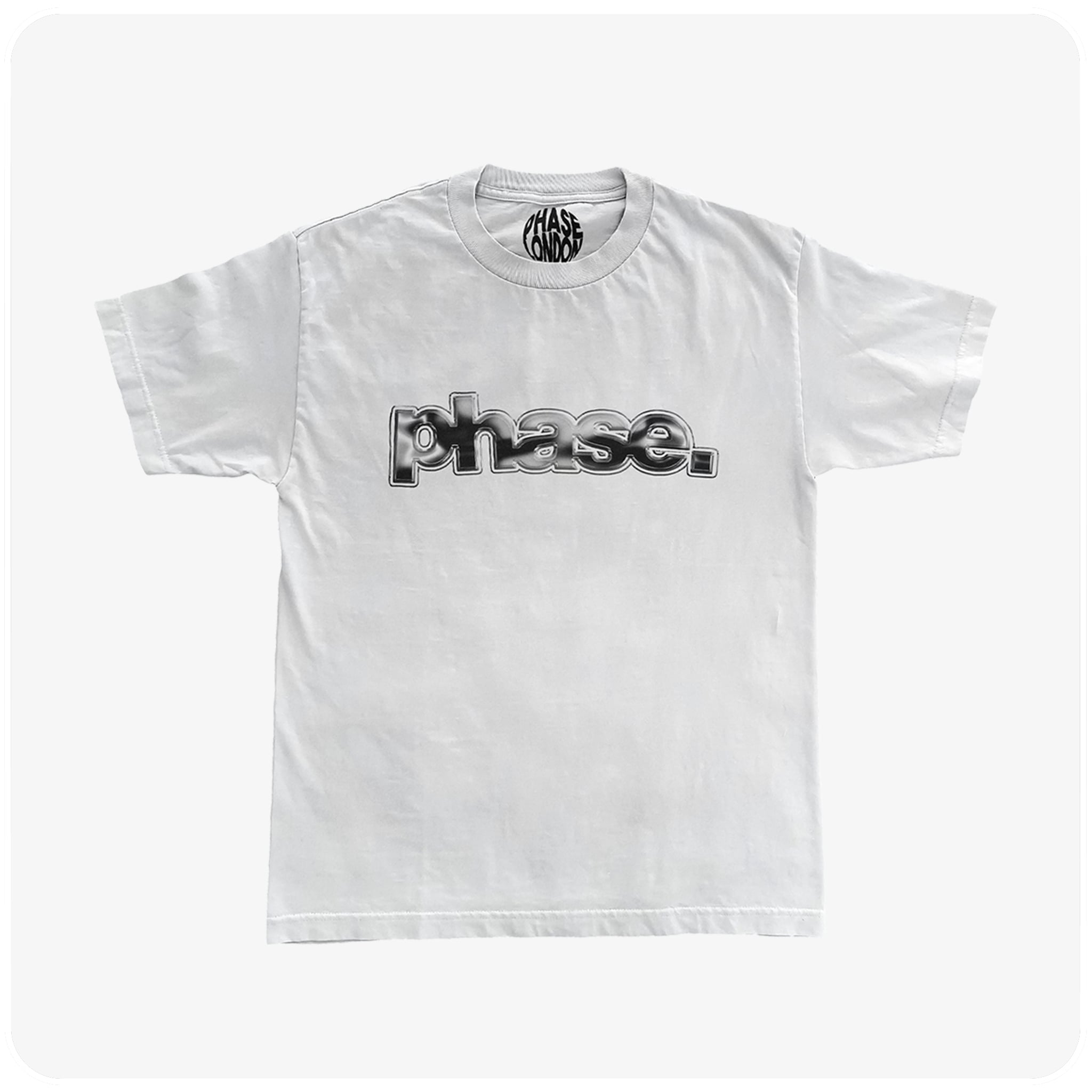 CHROME SCRAPBOOK TEE - WHITE
