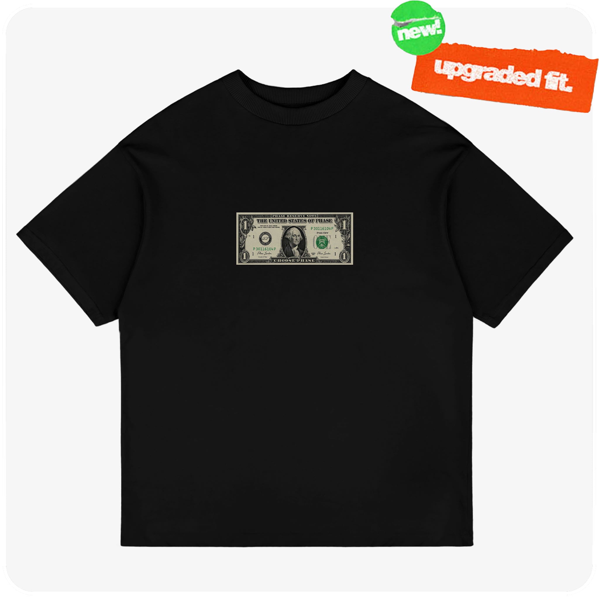 DOLLAR TEE - BLACK