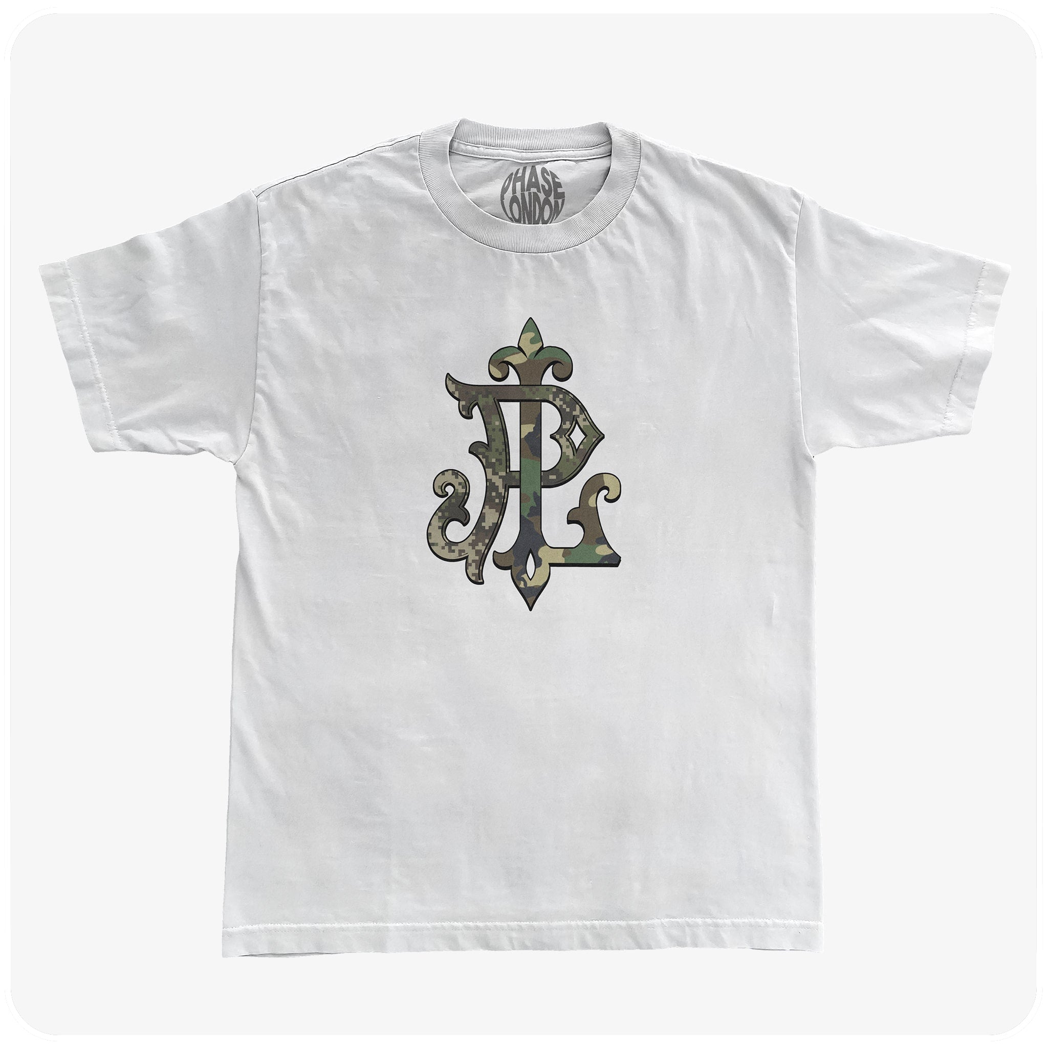 DOUBLE CAMO TEE - WHITE