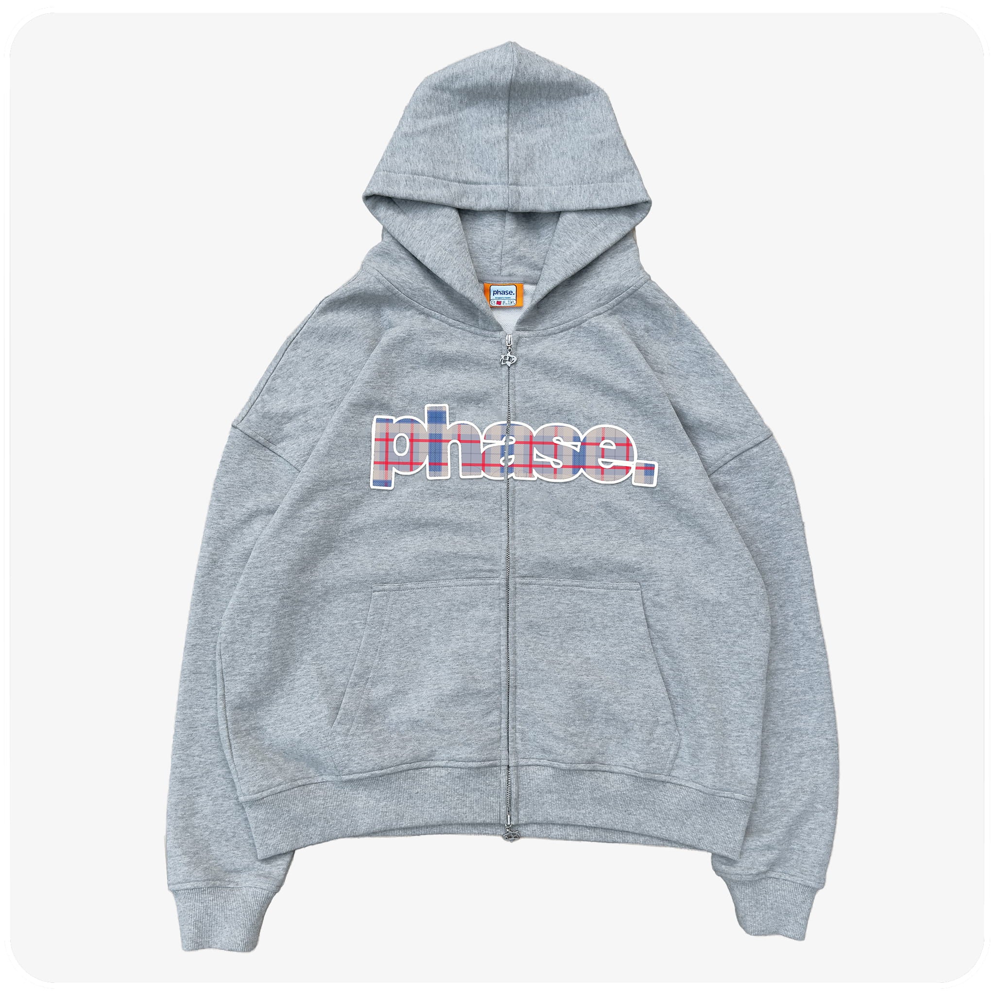 PLAID LOGO ZIP - PREMADE