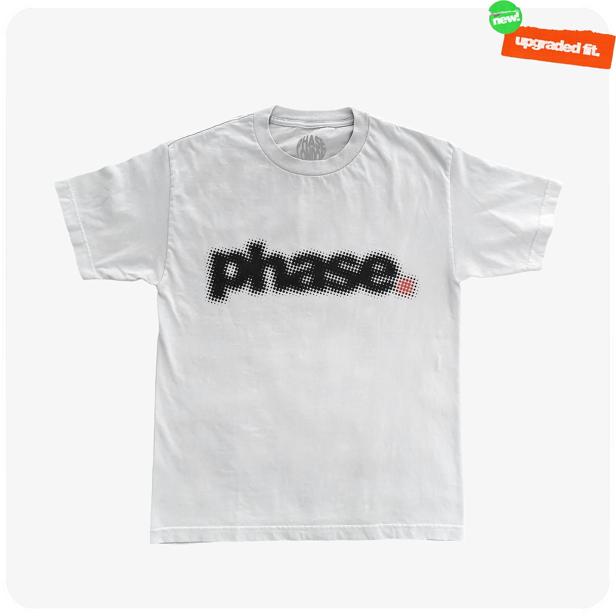 HALFTONE TEE - WHITE