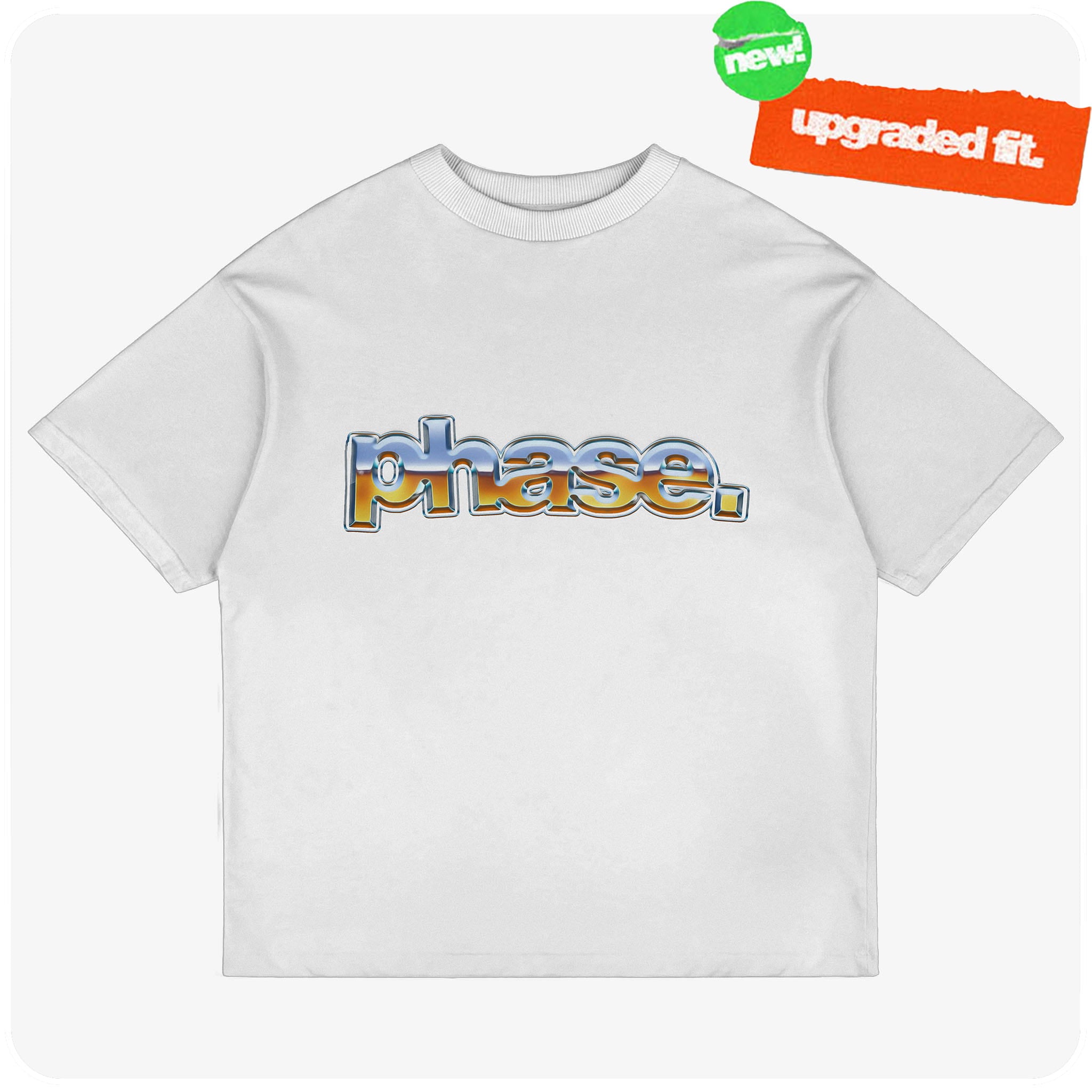 CHROME TEE - WHITE
