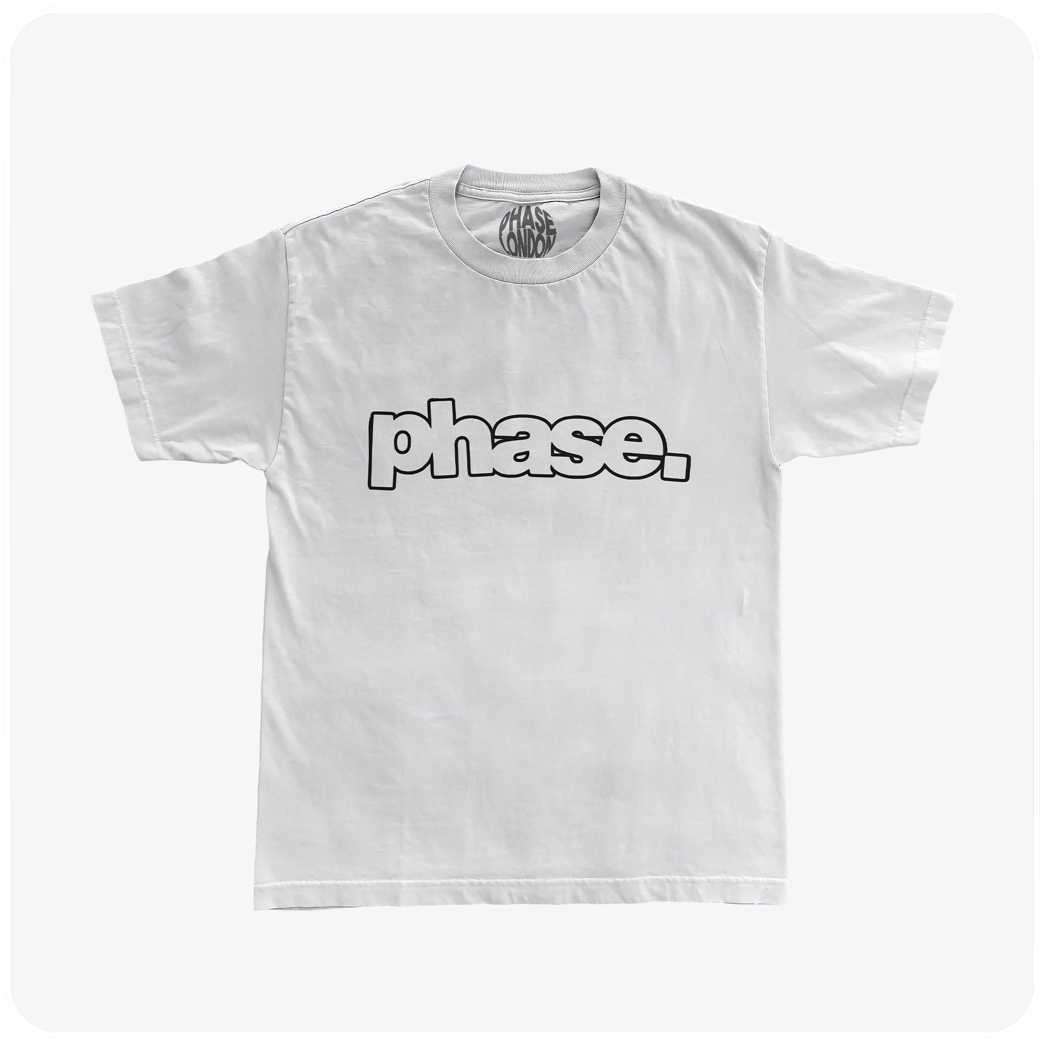 OUTLINE LOGO TEE - WHITE