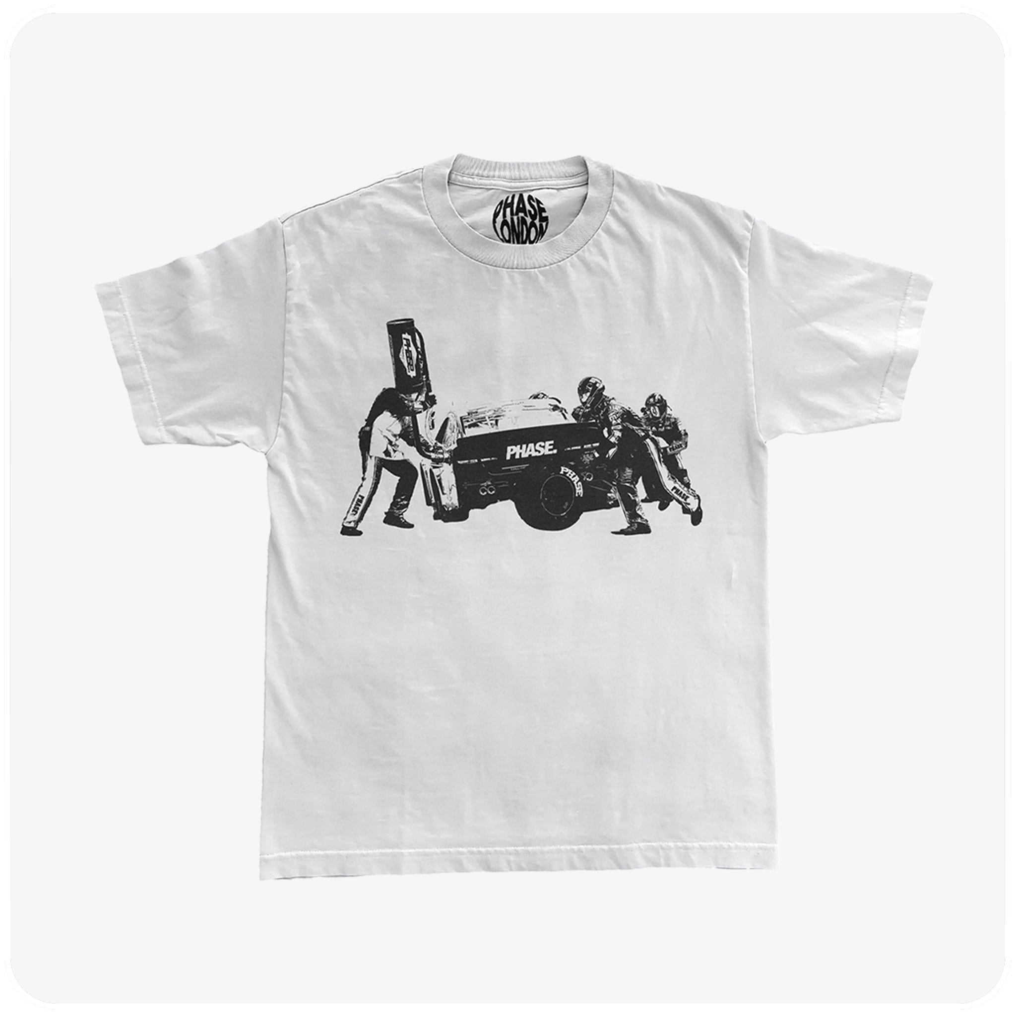 PIT STOP TEE - WHITE