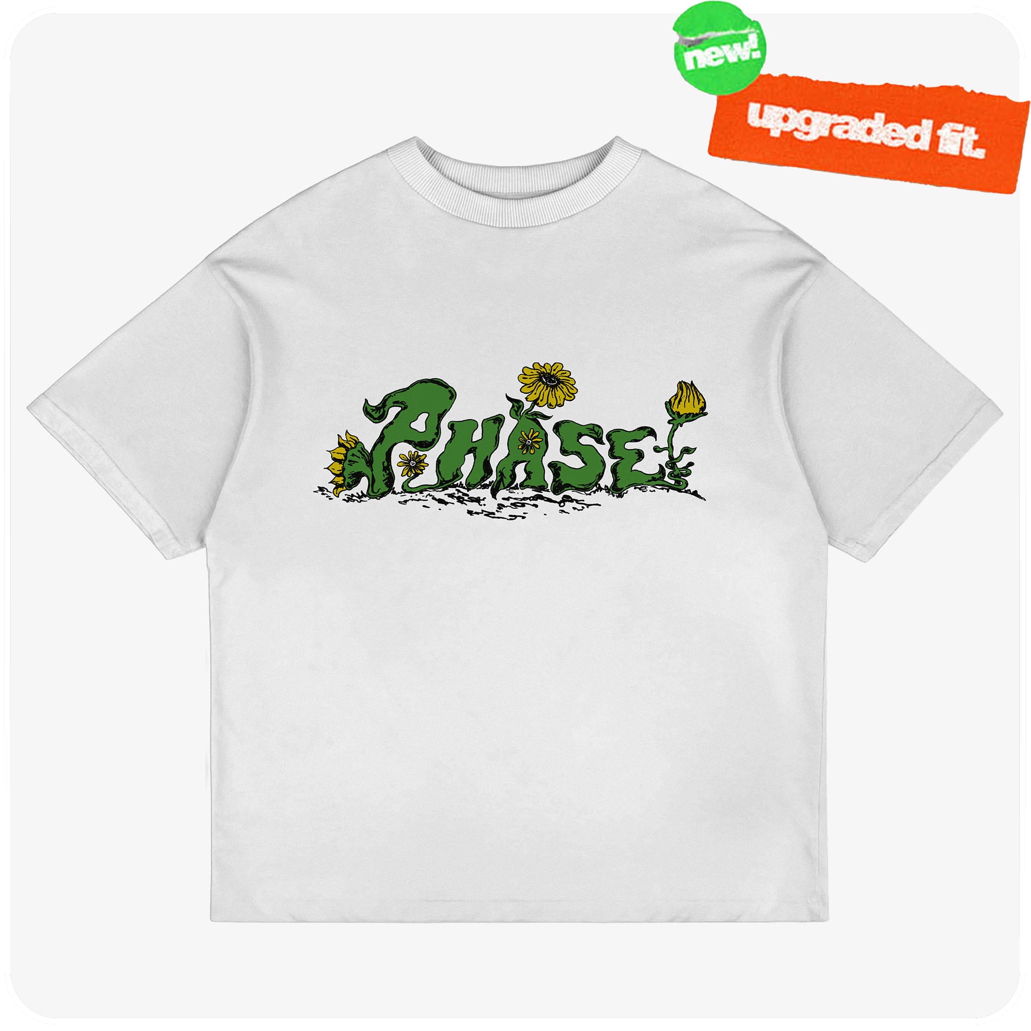 SUNFLOWER TEE - WHITE