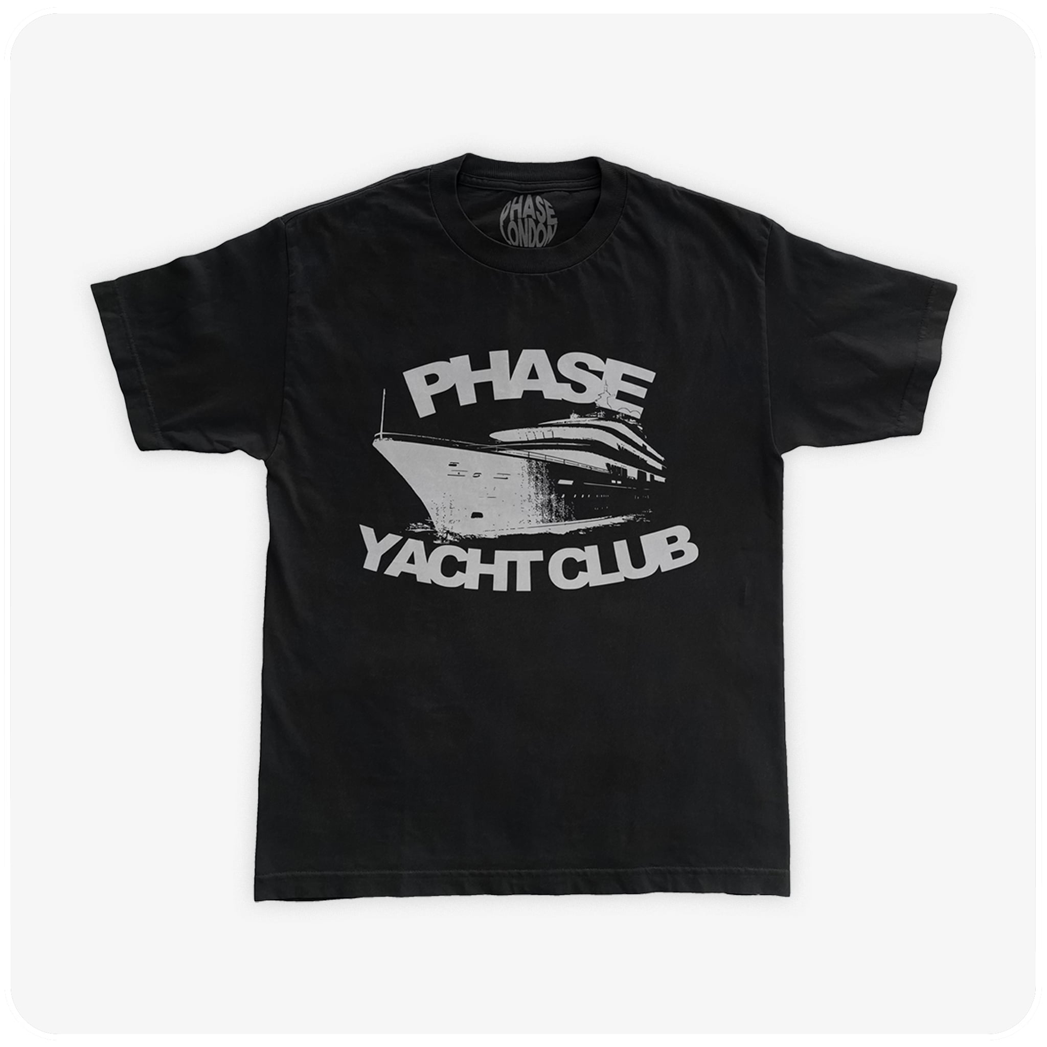 YACHT CLUB TEE - BLACK