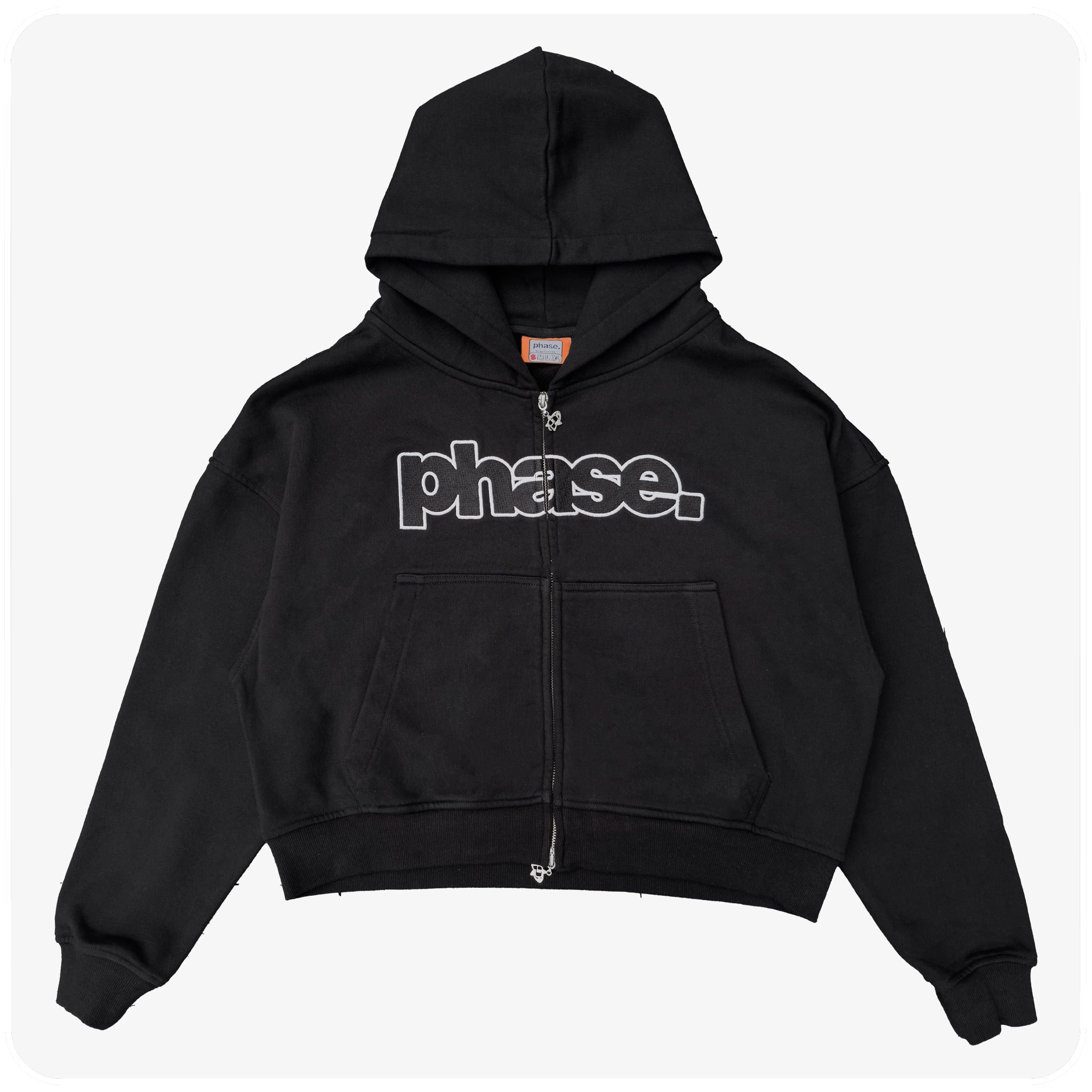 EVERYDAY ZIP UP BLACK